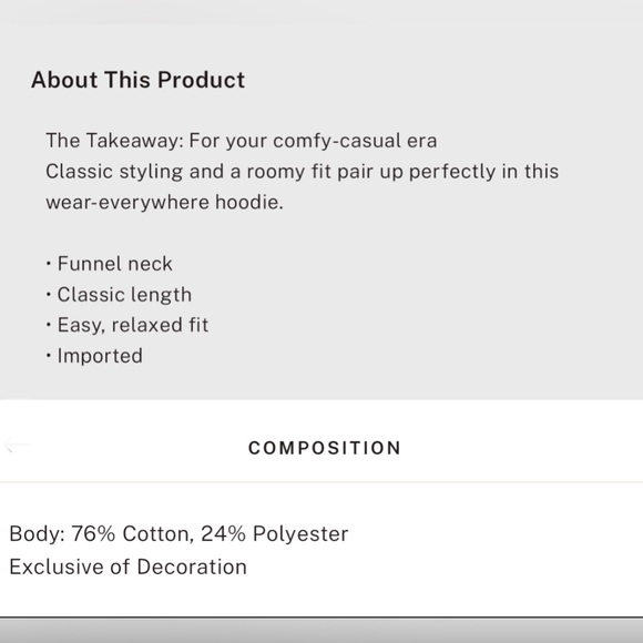 BRAND NEW VS PINK Ivy Fleece Campus Full-Zip Hoodie | Heather Stone Grey | XXL - Picture 8 of 9